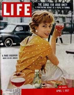 Image for Life Magazine April 1, 1957 -- Cover: A Paris Discover: Marie-Helene Arnaud