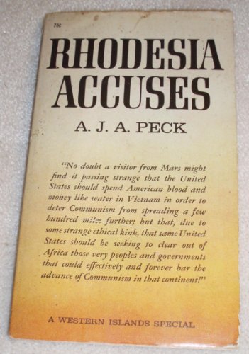 Image for Rhodesia Accuses